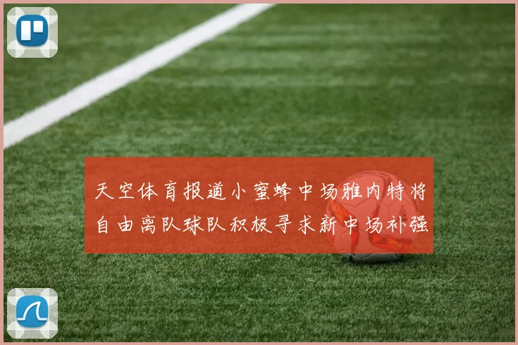 天空体育报道小蜜蜂中场雅内特将自由离队球队积极寻求新中场补强